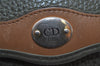 Authentic Christian Dior Shoulder Cross Body Bag Leather Khaki Green CD 1093J