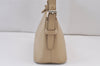 Authentic BURBERRY Vintage Leather Shoulder Hand Bag Purse Beige 1093K