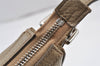 Authentic BURBERRY Vintage Leather Shoulder Hand Bag Purse Beige 1093K