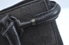 Authentic GUCCI Horsebit Shoulder Tote Bag GG Canvas Leather 101971 Black 1094J