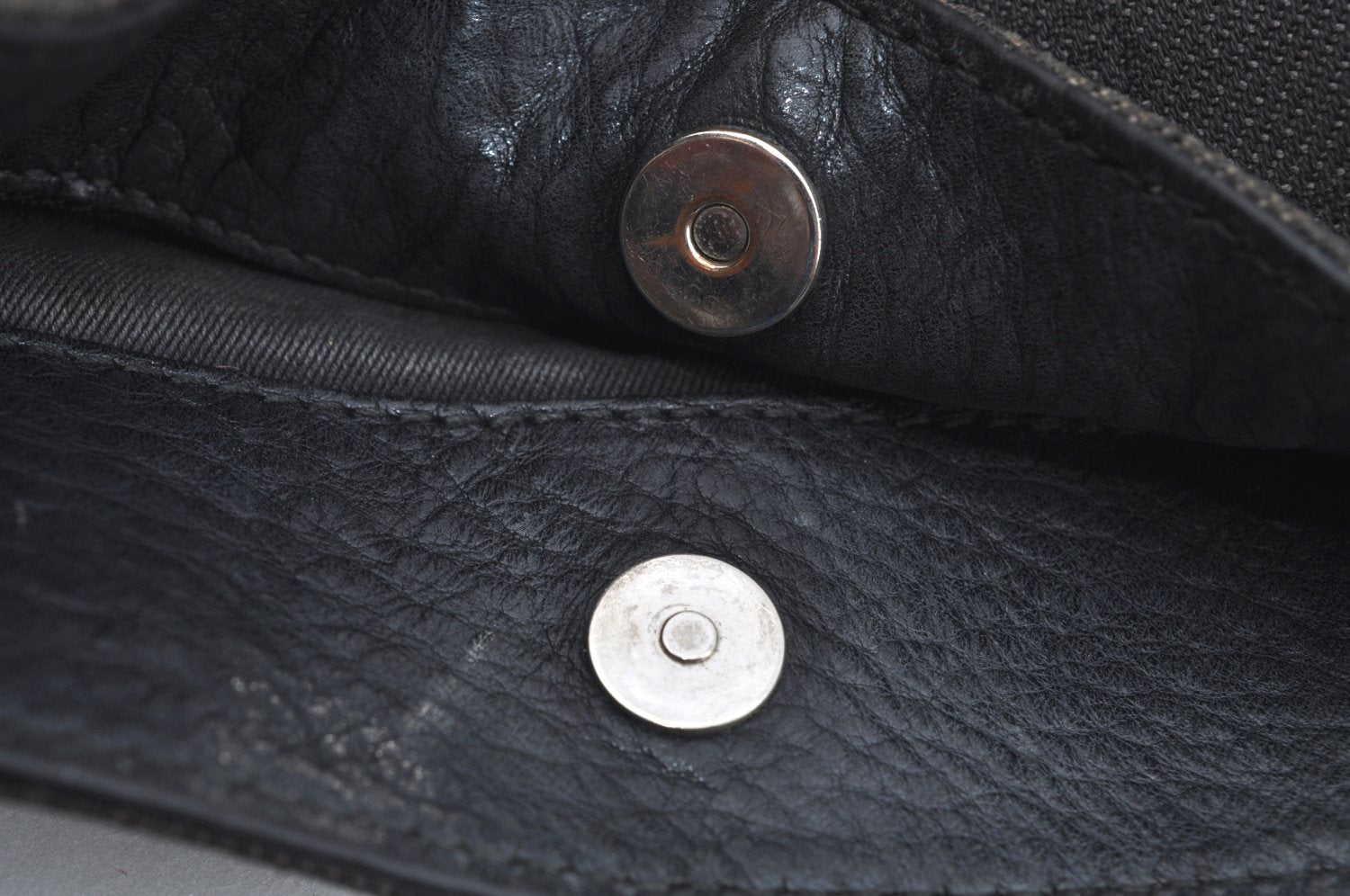 Authentic GUCCI Horsebit Shoulder Tote Bag GG Canvas Leather 101971 Black 1094J