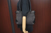 Authentic GUCCI Horsebit Shoulder Tote Bag GG Canvas Leather 101971 Black 1094J