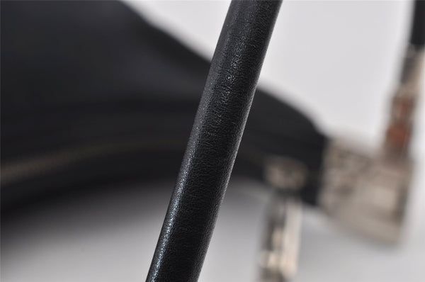 Authentic GUCCI Shoulder Hand Bag Purse GG Canvas Leather 0013812 Black 1094K