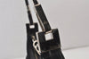Authentic GUCCI Shoulder Hand Bag Purse GG Canvas Leather 0013812 Black 1094K