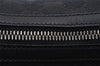 Authentic GUCCI Shoulder Hand Bag Purse GG Canvas Leather 0013812 Black 1094K
