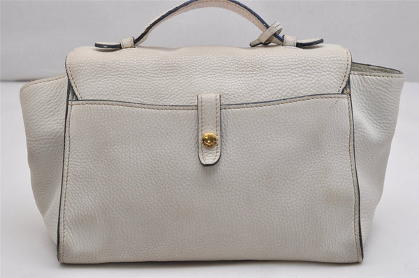 Authentic PRADA VIT DAINO Leather 2Way Shoulder Hand Bag BT0962 White 1095K