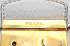 Authentic PRADA VIT DAINO Leather 2Way Shoulder Hand Bag BT0962 White 1095K
