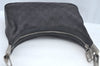 Authentic GUCCI Shoulder Hand Bag Purse GG Canvas Leather 0013812 Black 1096J
