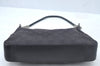 Authentic GUCCI Shoulder Hand Bag Purse GG Canvas Leather 0013812 Black 1096J