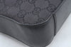 Authentic GUCCI Shoulder Hand Bag Purse GG Canvas Leather 0013812 Black 1096J