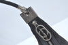 Authentic GUCCI Shoulder Hand Bag Purse GG Canvas Leather 0013812 Black 1096J