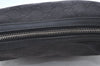 Authentic GUCCI Shoulder Hand Bag Purse GG Canvas Leather 0013812 Black 1096J