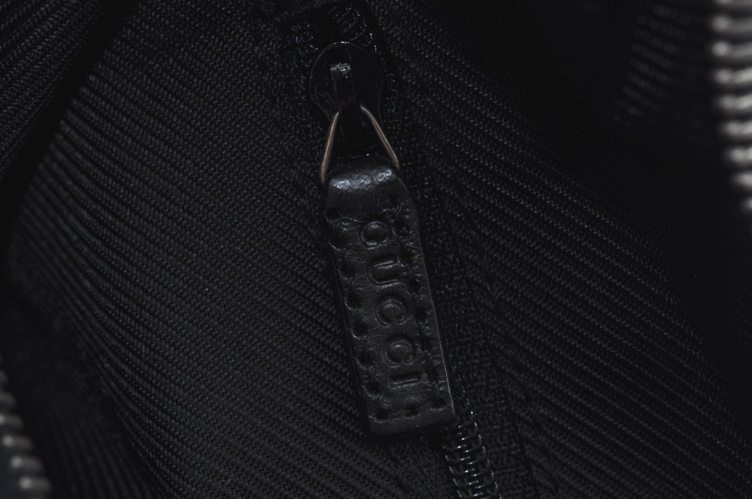 Authentic GUCCI Shoulder Hand Bag Purse GG Canvas Leather 0013812 Black 1096J