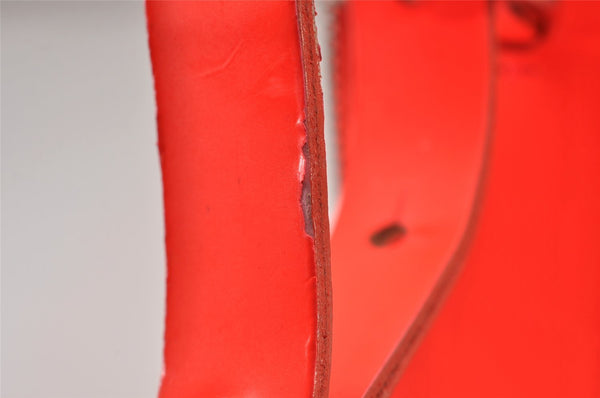 Authentic Louis Vuitton Damier Glace Blues 2Way Shoulder Hand Bag Orange 1096K