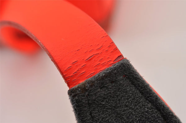 Authentic Louis Vuitton Damier Glace Blues 2Way Shoulder Hand Bag Orange 1096K