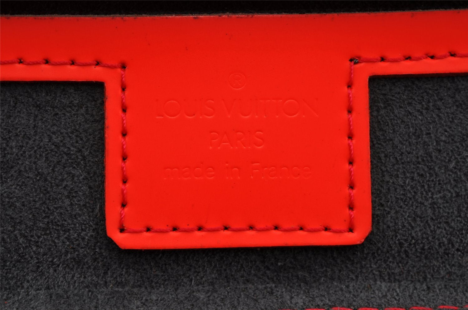 Authentic Louis Vuitton Damier Glace Blues 2Way Shoulder Hand Bag Orange 1096K