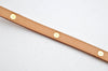 Auth Louis Vuitton Leather Strap For Pochette Accessoires Beige 13.8" LV 1097K