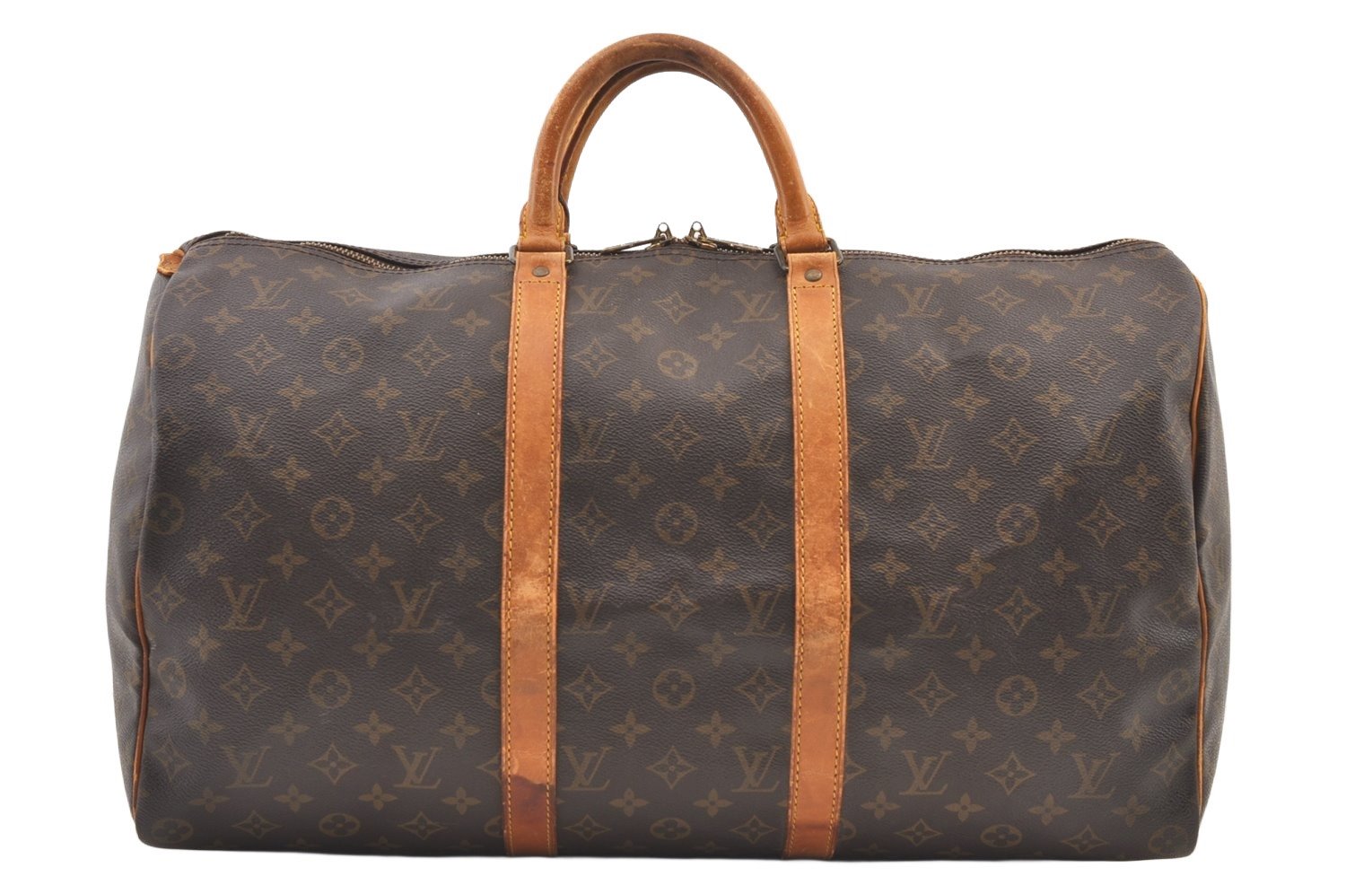 Authentic Louis Vuitton Monogram Keepall 50 Travel Boston Bag M41426 LV 1100K