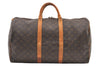 Authentic Louis Vuitton Monogram Keepall 50 Travel Boston Bag M41426 LV 1100K