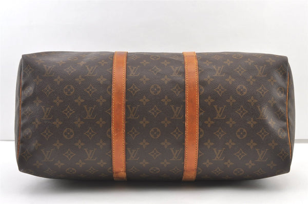 Authentic Louis Vuitton Monogram Keepall 50 Travel Boston Bag M41426 LV 1100K