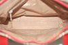 Authentic BURBERRY Vintage Nova Check Canvas Leather Hand Tote Bag Beige 1101K