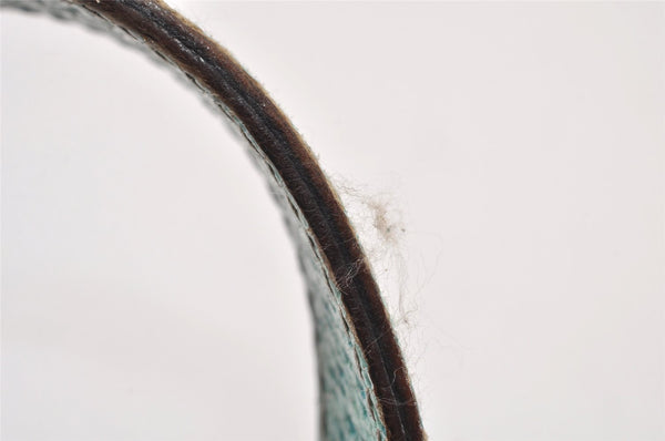 Authentic GUCCI Vintage Hand Bag Purse GG Canvas Leather 124542 Brown 1102K