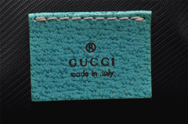 Authentic GUCCI Vintage Hand Bag Purse GG Canvas Leather 124542 Brown 1102K