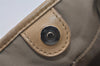 Authentic Christian Dior Panarea Cannage Tote Bag PVC Leather Beige 1103I