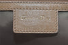 Authentic Christian Dior Panarea Cannage Tote Bag PVC Leather Beige 1103I