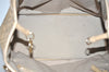 Authentic Christian Dior Panarea Cannage Tote Bag PVC Leather Beige 1103I