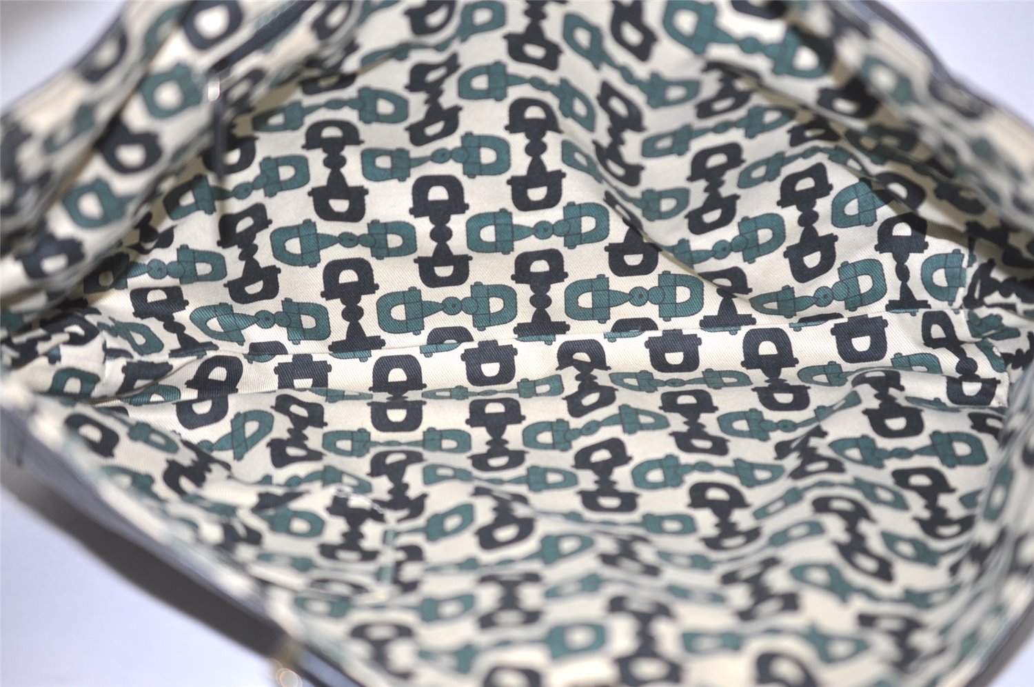 Authentic GUCCI Guccissima Abbey Shoulder Tote Bag GG Leather 141472 Black 1104I