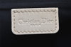 Authentic Christian Dior Trotter Saddle Shoulder Hand Bag PVC Enamel Blue 1104K