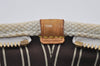 Authentic Louis Vuitton Antigua Cabas MM Tote Bag White Brown M40036 LV 1105J