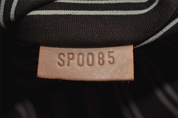 Authentic Louis Vuitton Antigua Cabas MM Tote Bag White Brown M40036 LV 1105J