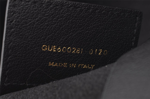 Authentic SAINT LAURENT Vintage Shoulder Tote Bag Leather GUE600281 Black 1106I