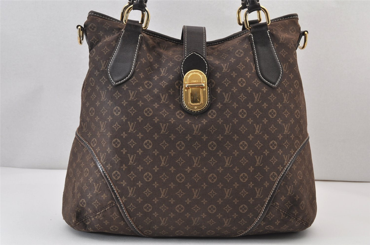 Authentic Louis Vuitton Monogram Idylle Elegie 2Way Tote Bag M56696 Brown 1106K