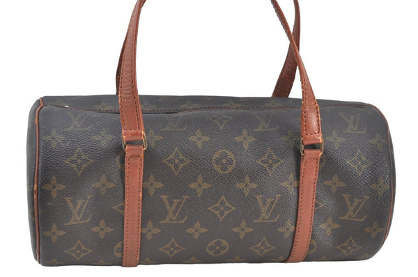 Authentic Louis Vuitton Monogram Papillon 30 Hand Bag Old Model LV Junk 1107H