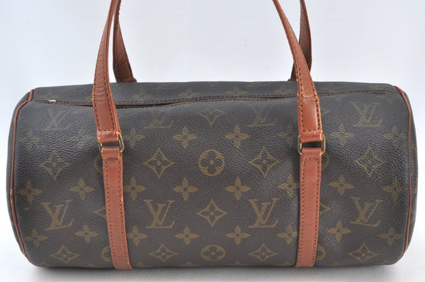 Authentic Louis Vuitton Monogram Papillon 30 Hand Bag Old Model LV Junk 1107H