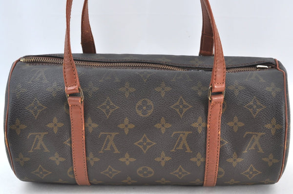 Authentic Louis Vuitton Monogram Papillon 30 Hand Bag Old Model LV Junk 1107H