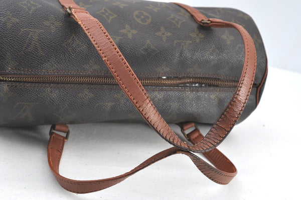 Authentic Louis Vuitton Monogram Papillon 30 Hand Bag Old Model LV Junk 1107H