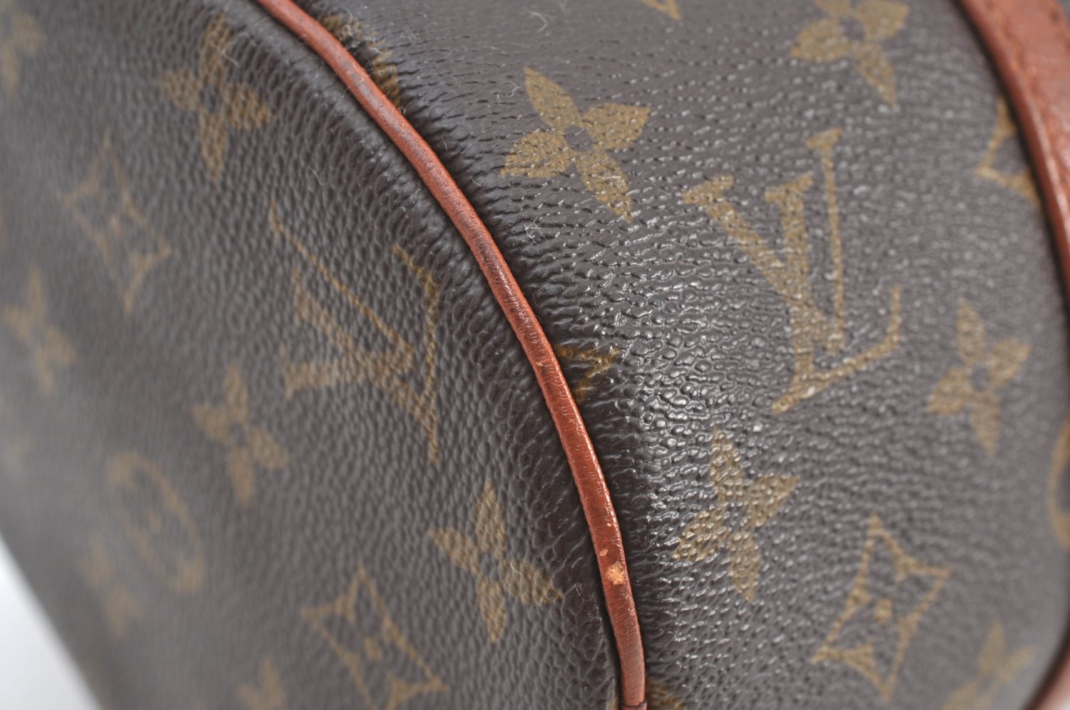 Authentic Louis Vuitton Monogram Papillon 30 Hand Bag Old Model LV Junk 1107H