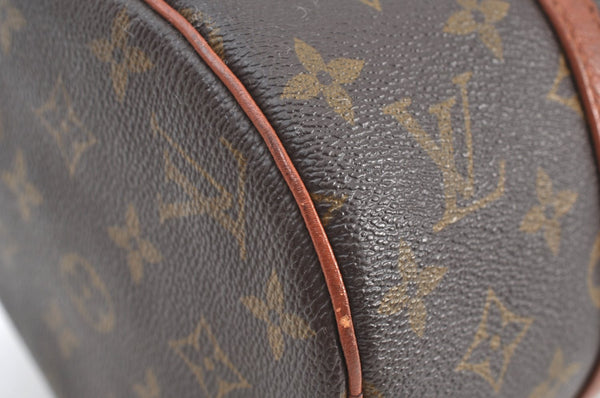 Authentic Louis Vuitton Monogram Papillon 30 Hand Bag Old Model LV Junk 1107H