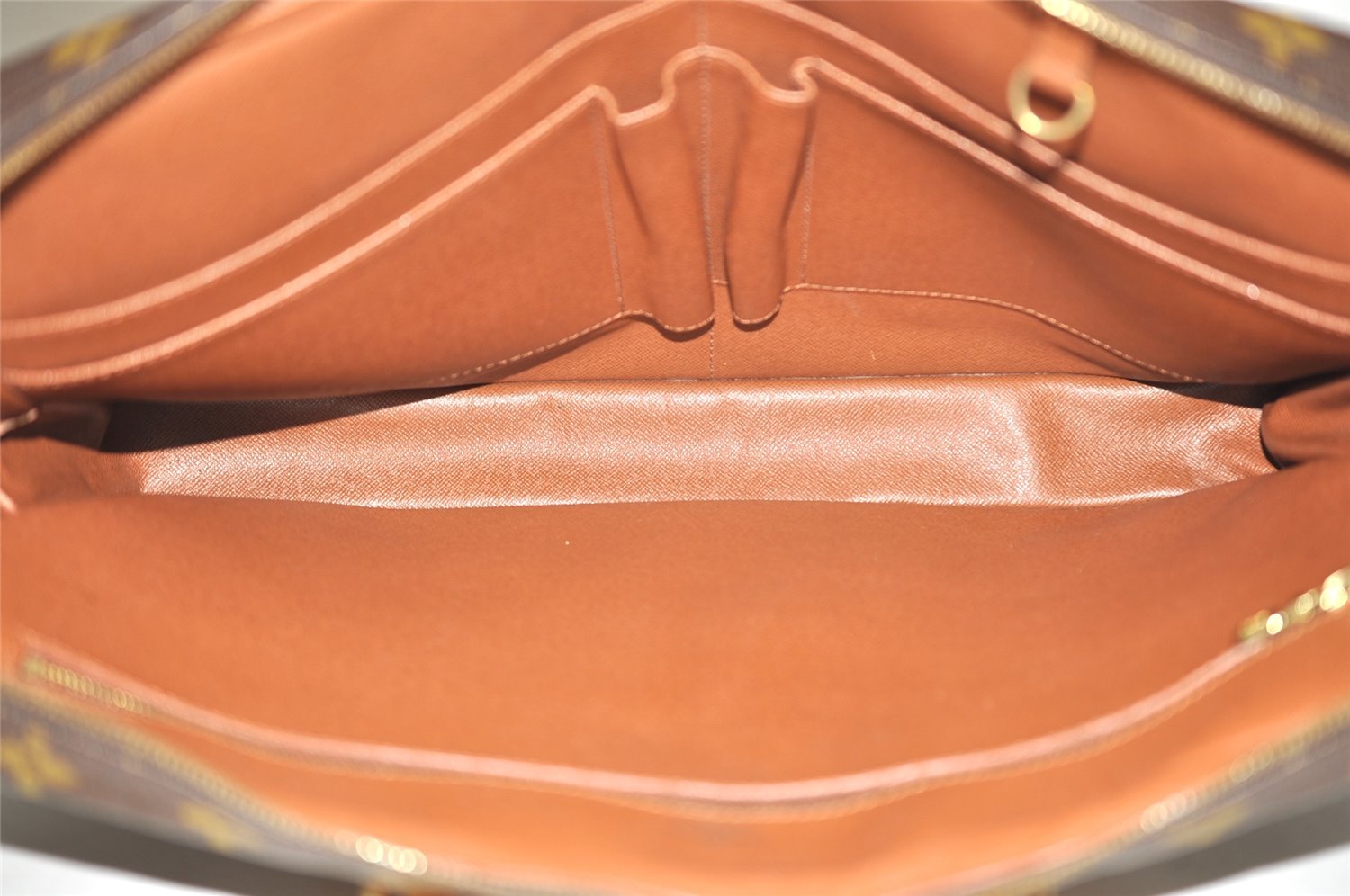 Authentic Louis Vuitton Monogram Porte Documents Voyage M53361 Briefcase 1107I