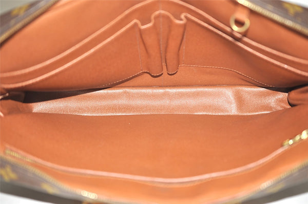 Authentic Louis Vuitton Monogram Porte Documents Voyage M53361 Briefcase 1107I