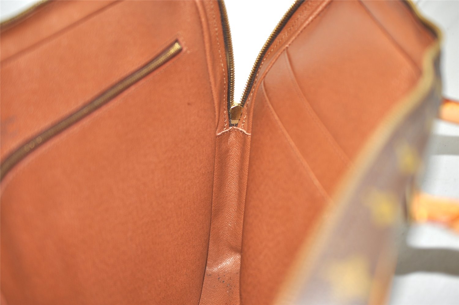 Authentic Louis Vuitton Monogram Porte Documents Voyage M53361 Briefcase 1107I