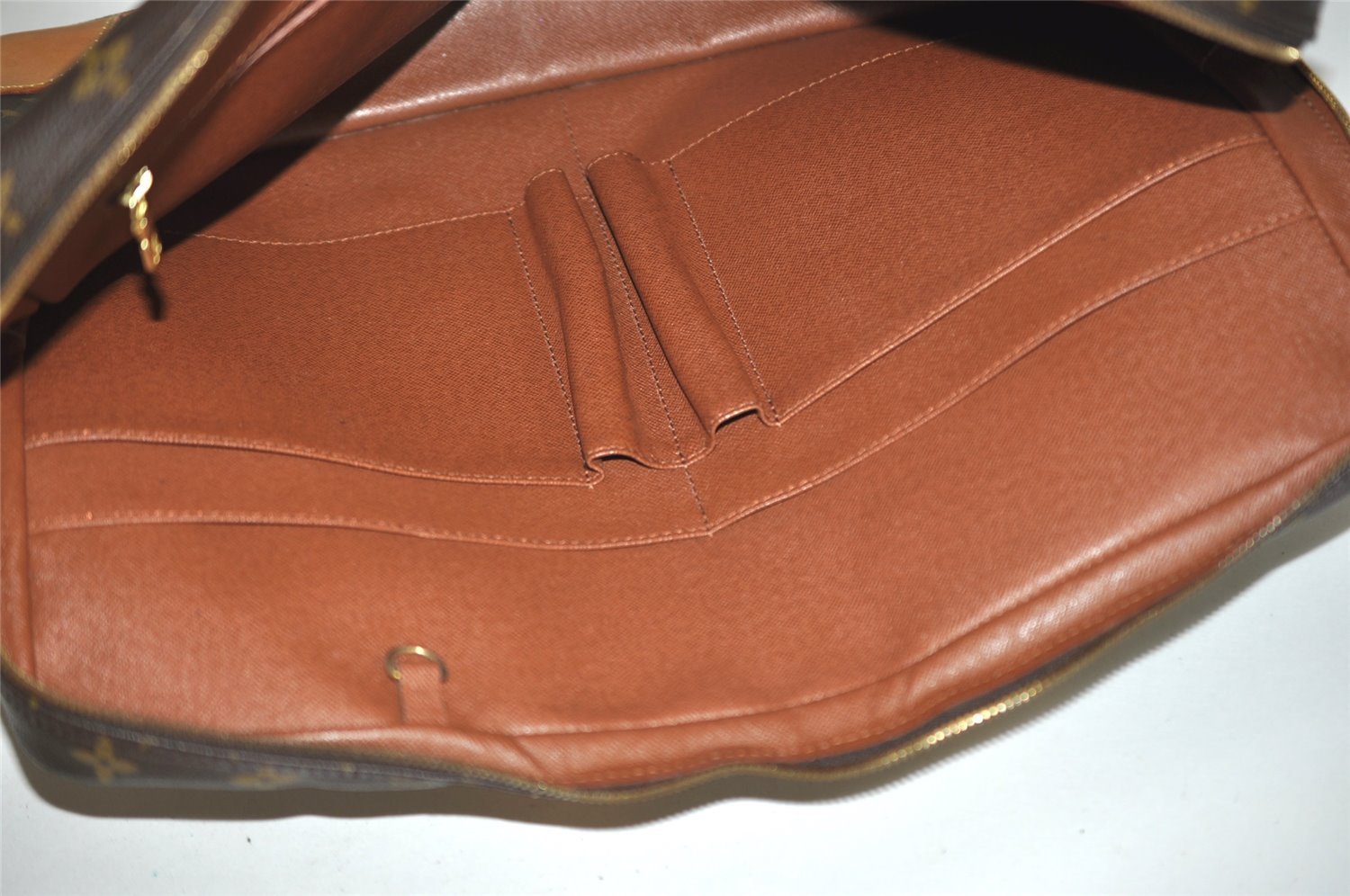 Authentic Louis Vuitton Monogram Porte Documents Voyage M53361 Briefcase 1107I