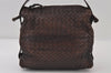 Authentic BOTTEGA VENETA Intrecciato Leather Shoulder Hand Bag Brown 1107J