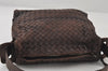 Authentic BOTTEGA VENETA Intrecciato Leather Shoulder Hand Bag Brown 1107J