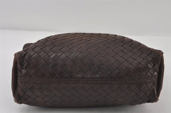 Authentic BOTTEGA VENETA Intrecciato Leather Shoulder Hand Bag Brown 1107J