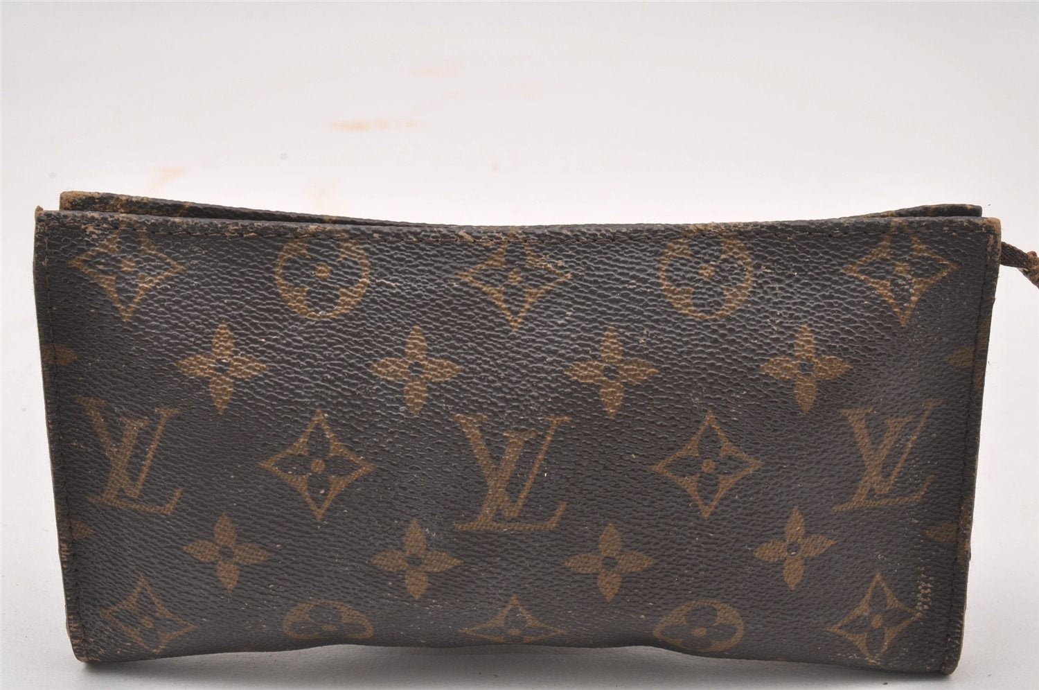 Authentic Louis Vuitton Monogram Bucket GM Shoulder Tote Bag M42236 Junk 1108I